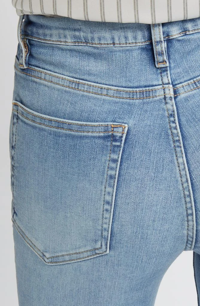 FRAME Le Easy Raw Hem Mid Rise Flare Jeans 4