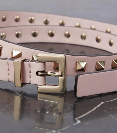 Valentino Rockstud slim leather belt 3