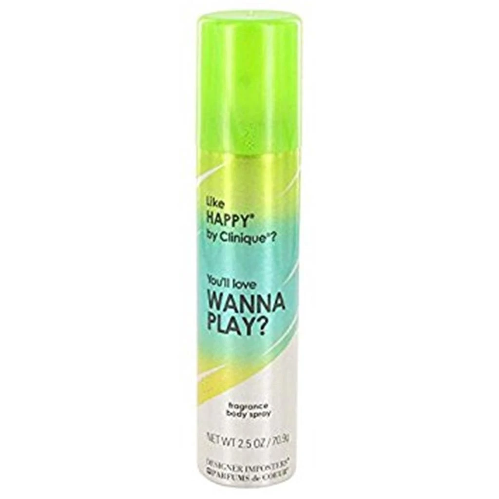 PARFUMS de COEUR 531934 2.5 oz Designer Imposters Wanna Play Body Spray for Women 1