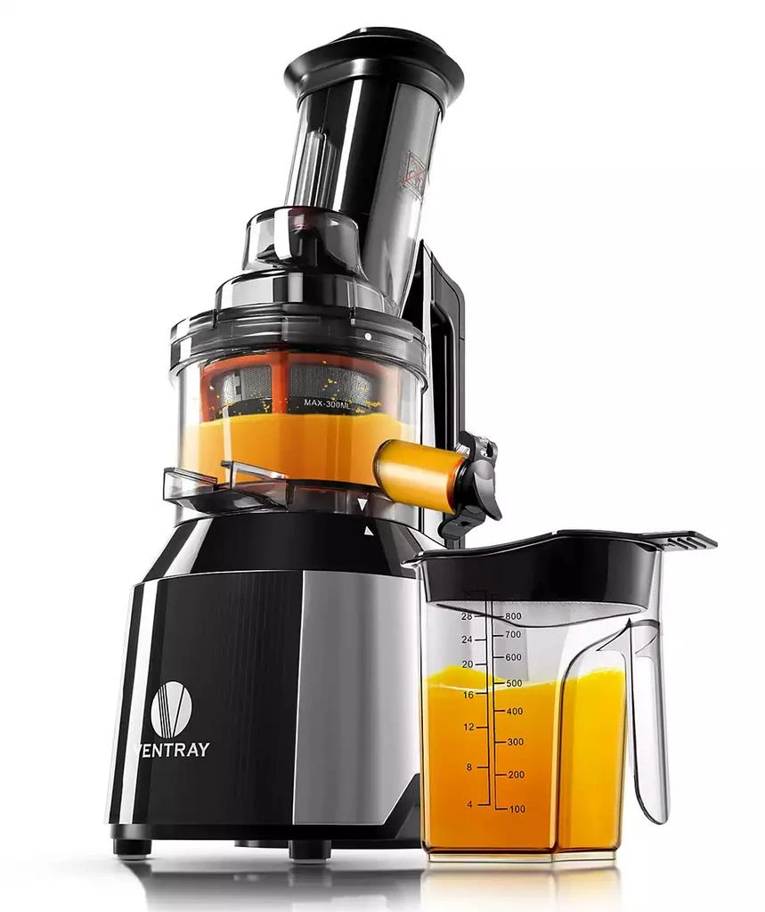 Ventray Big Feeding Mouth Masticating Juicer, Large Chute Juice Extractor for Fruit 
Vegetable