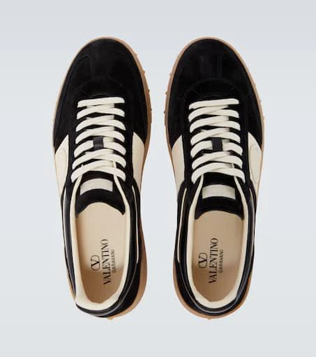 Valentino Upvillage suede and leather sneakers 4