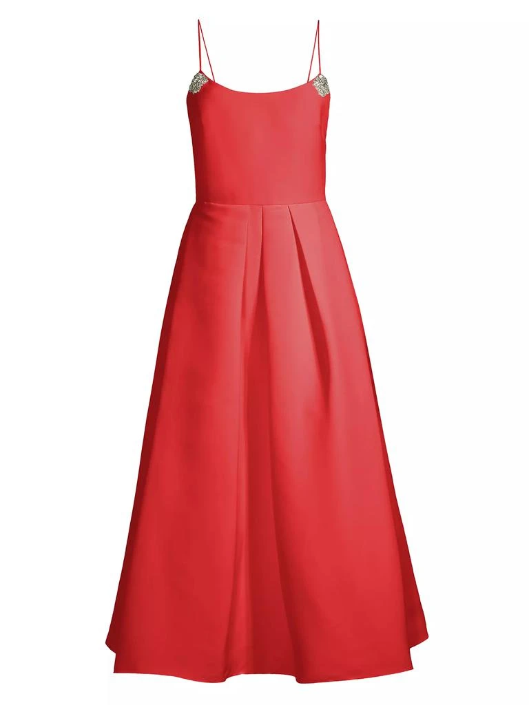 Sachin & Babi Audra Pleated Cocktail Dress 1