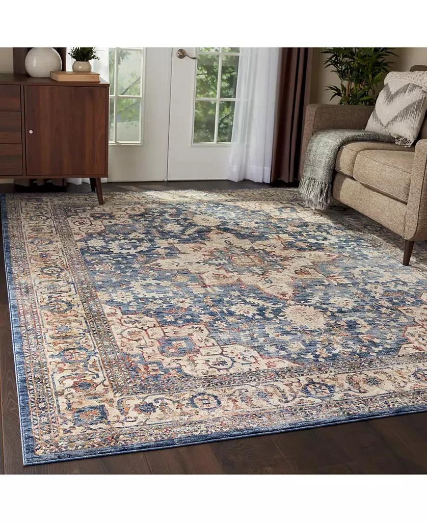 KM Home Mink Home Taza Heriz 2' 3" x 7' 6" Runner Rug 8