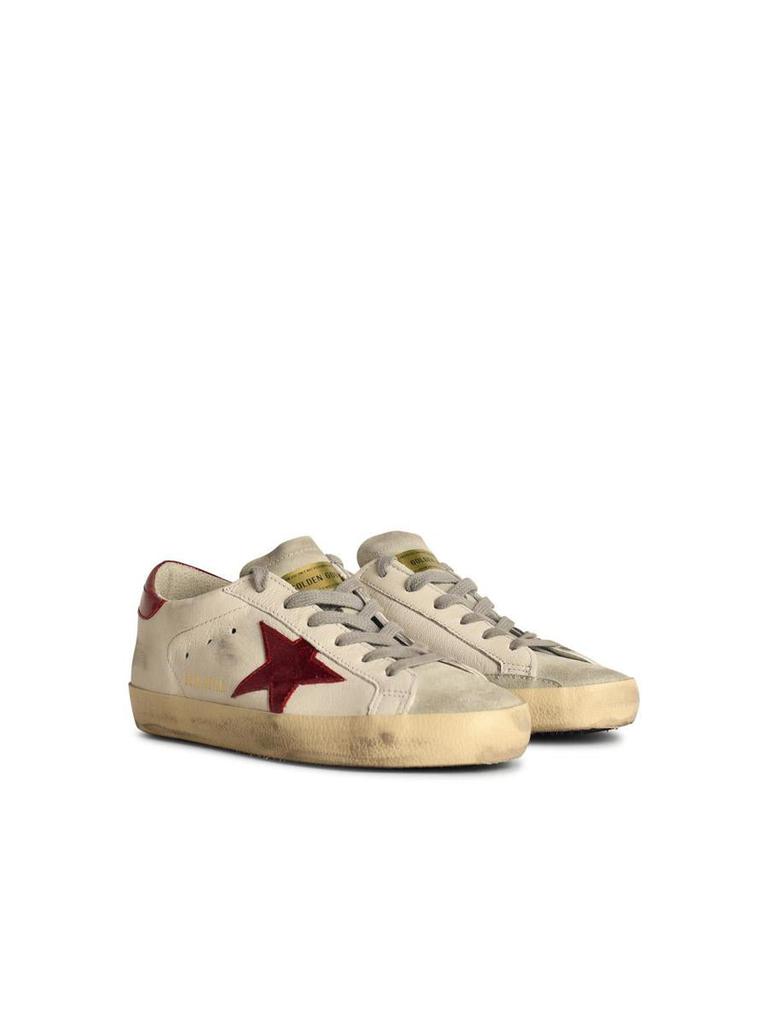 Golden Goose Golden Goose White Leather Sneakers