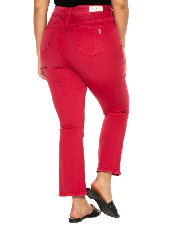 Slink Jeans Plus Plus High Rise Ankle Bootcut Jeans 2