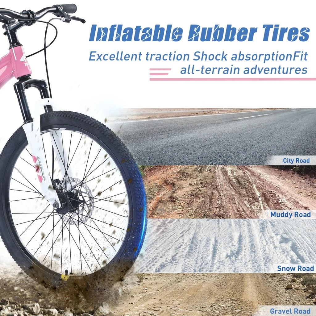 Streamdale Furniture Streamdale 24" Mountain Bike for Kids 9-12 3