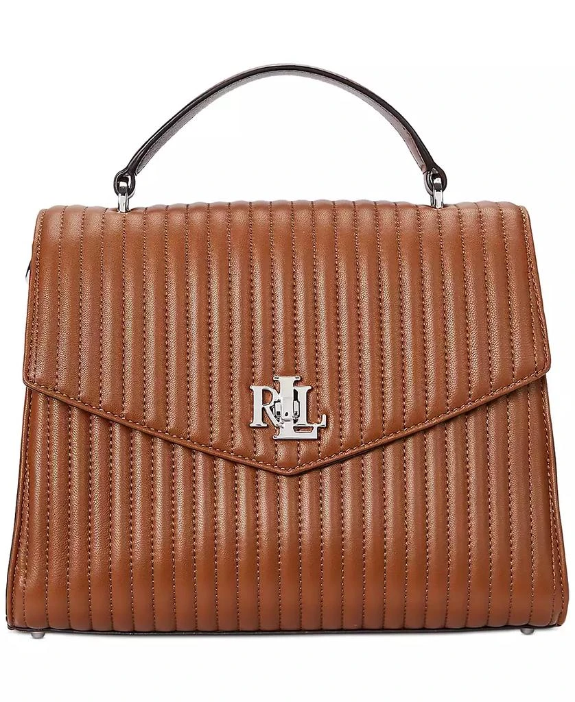 Ralph Lauren Quilted Leather Small Farrah Satchel