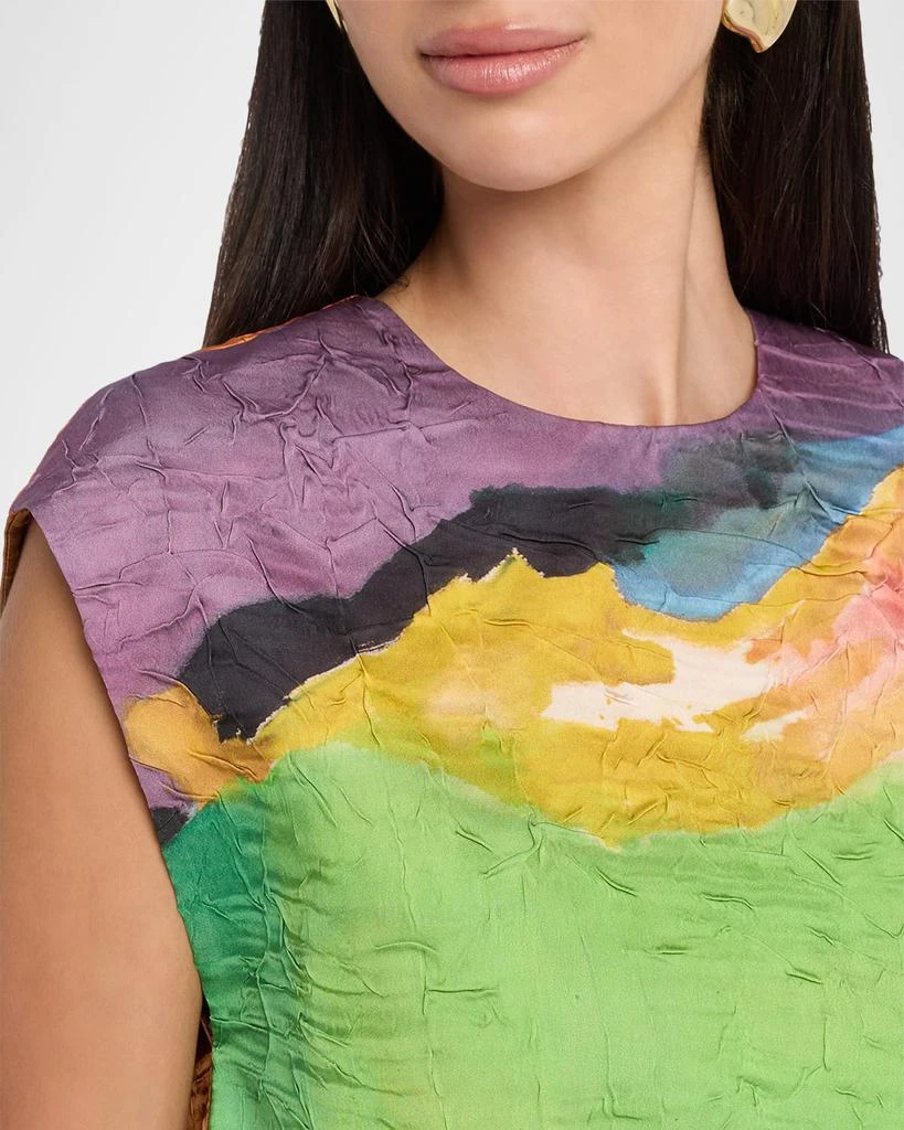 Ulla Johnson x Helen Frankenthaler Gisella Satin Crop Top 5