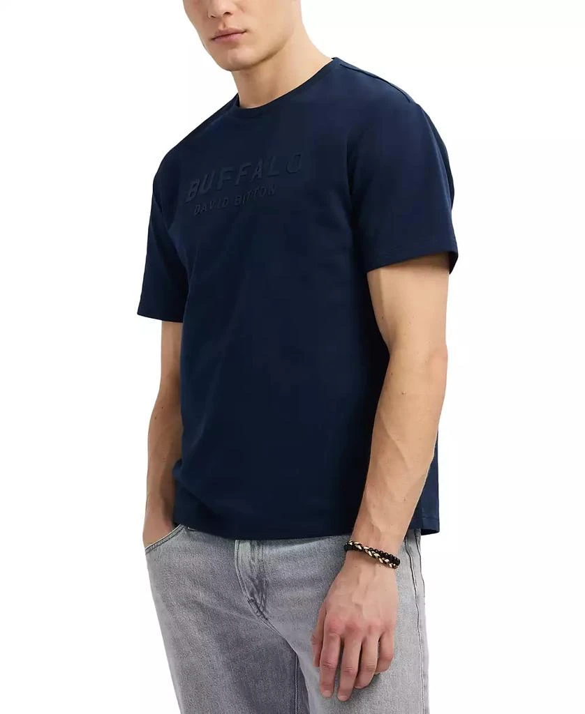BUFFALO David Bitton Men
s Tomba Short Sleeve Crewneck Raised Logo Graphic T-Shirt 2