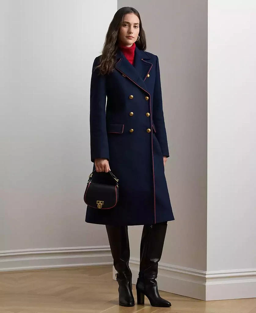Ralph Lauren Women's Wool-Blend Double-Breasted Coat 1