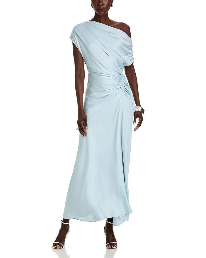 A.L.C. Penny Draped One Shoulder Gown 1