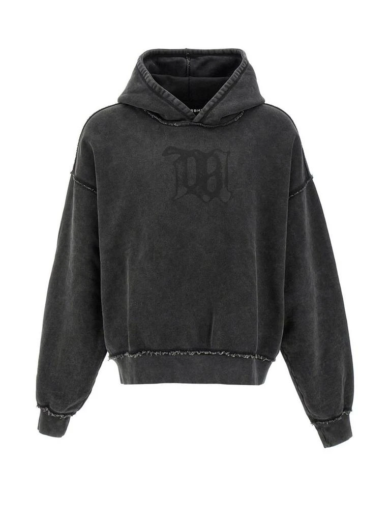 Misbhv Misbhv Logo Printed Raw Cut Hoodie 1