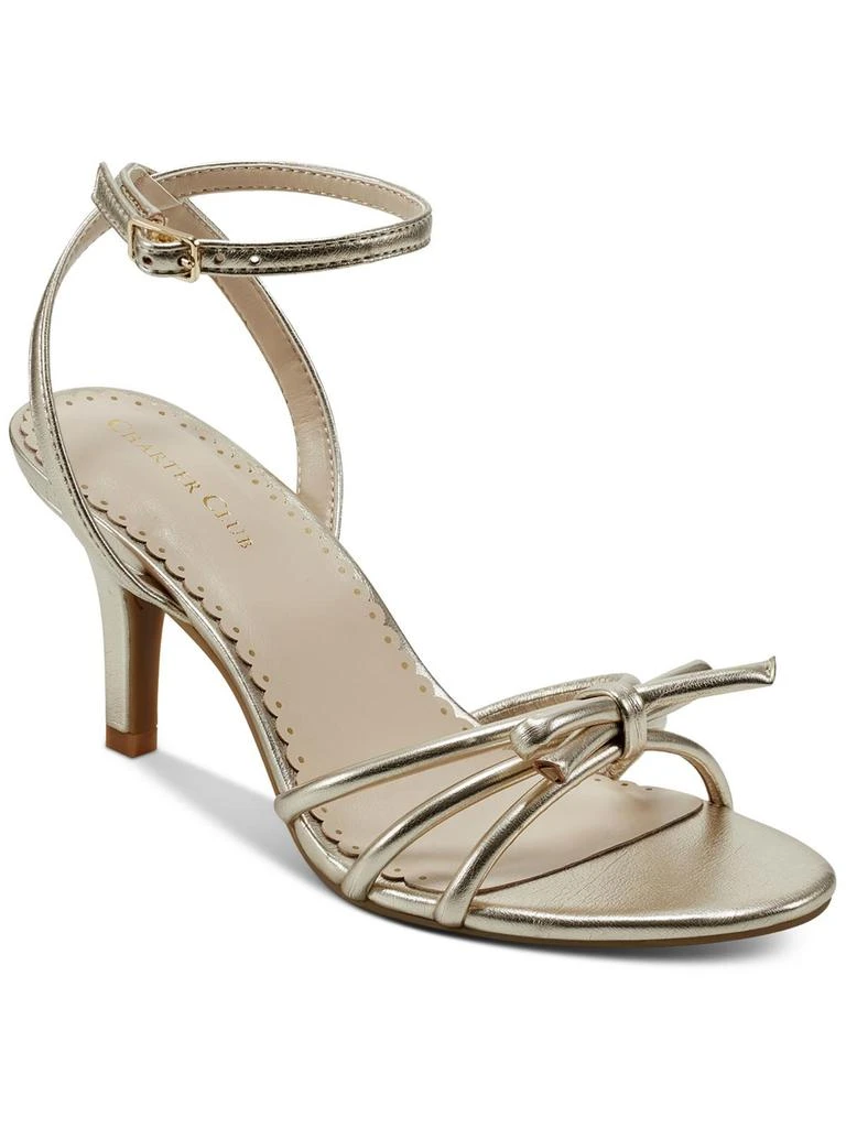 Charter Club Mirabell Womens Bow Round Toe Heels 4