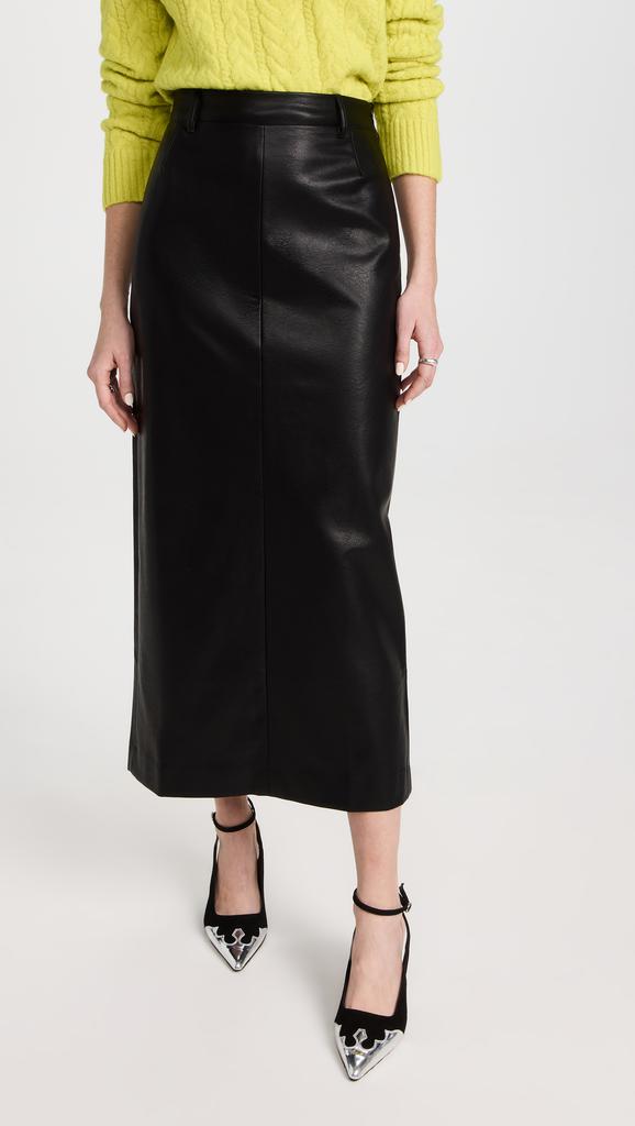 Pixie Market Yve Maxi Faux Leather Skirt