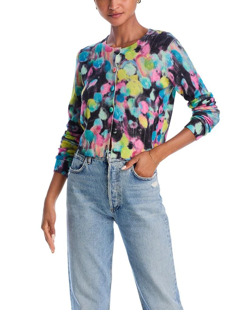 AQUA AQUA Cashmere Printed Cardigan - Exclusive 8