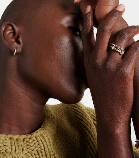 Spinelli Kilcollin Sirius Versa sterling silver and 18kt gold hoop earrings 3