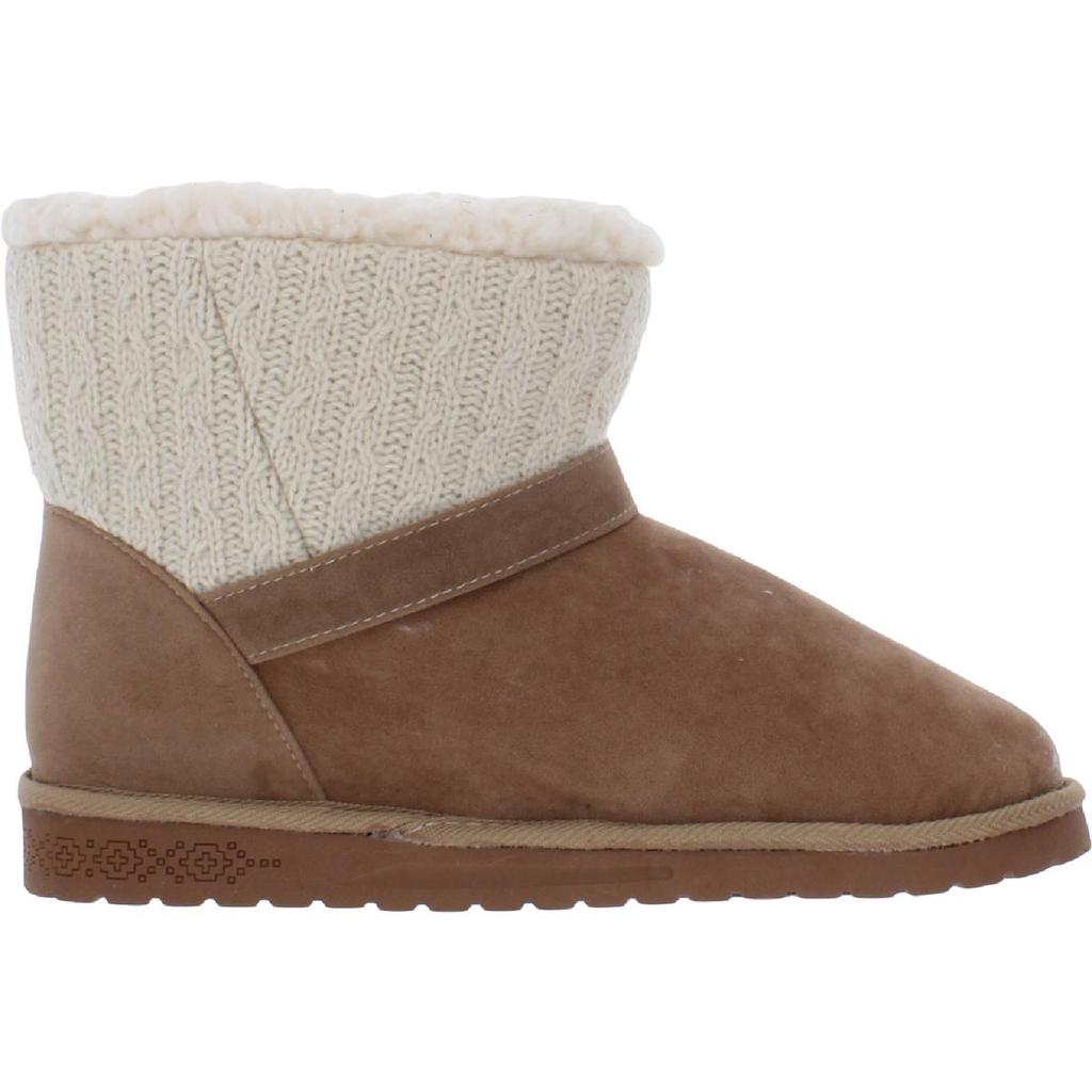 MUK LUKS Alyx Womens Faux Fur Lined Faux Suede Winter & Snow Boots