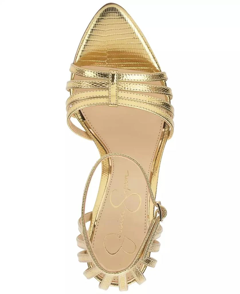 Jessica Simpson Women's Nuvire Strappy Stiletto Dress Sandals 4