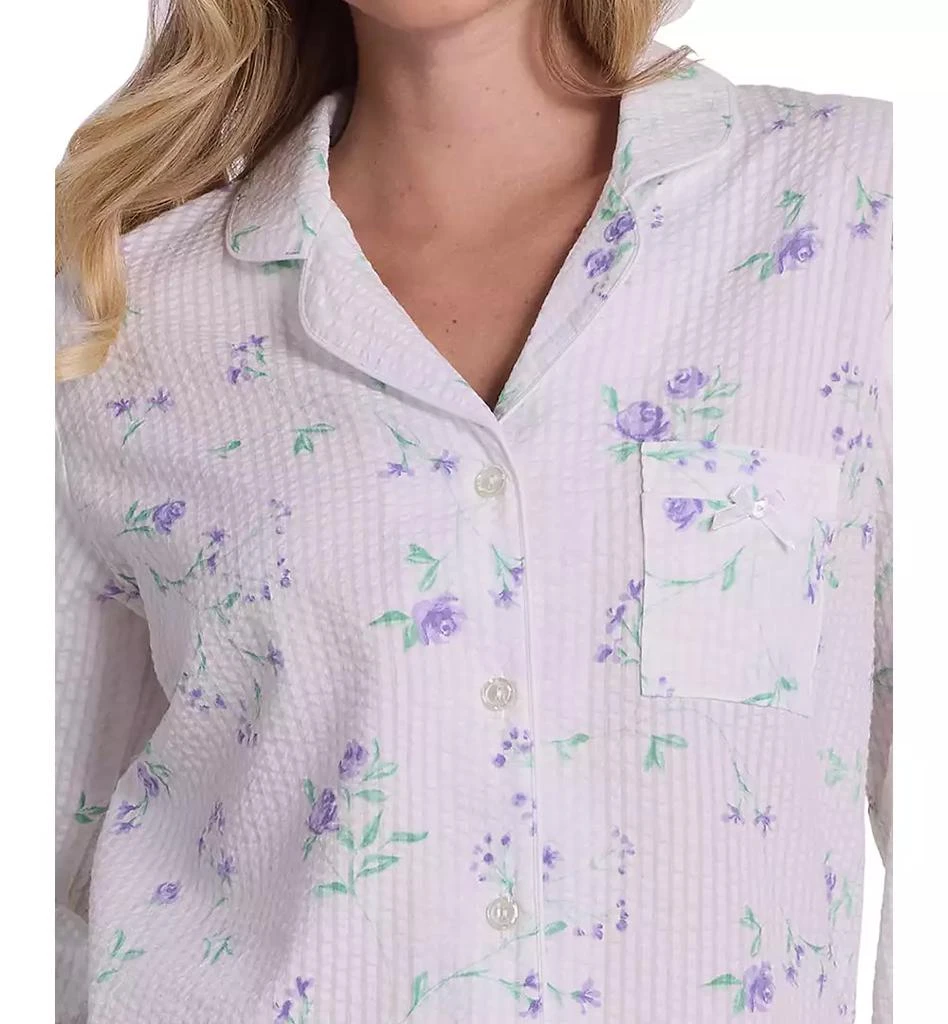 Miss Elaine Women
s Printed Long-Sleeve Top 
Pajama Pants, 2-Piece Set 2