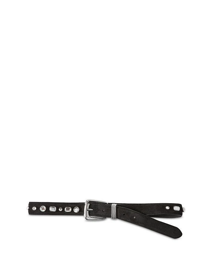 VERONICA BEARD Suede Crystal Arch Belt