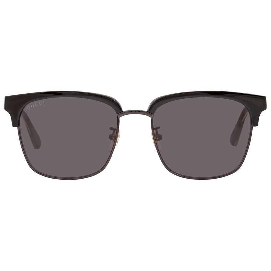 Gucci Grey Square Men's Sunglasses GG0382S 001 56