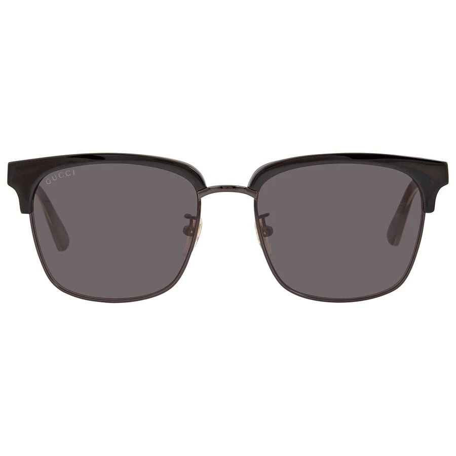 Gucci Grey Square Men's Sunglasses GG0382S 001 56 1