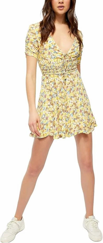 Free People Free People - Forget Me Not Floral Mini Dress 3