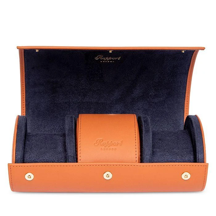 Rapport London Hyde Park Three Watch Leather Pouch 2