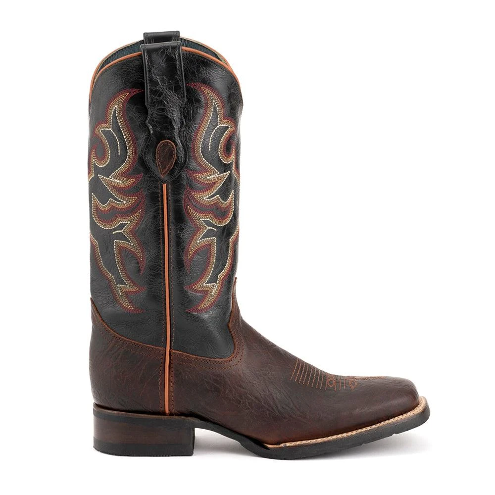Ferrini Blaze Embroidered Square Toe Cowboy Boots 2