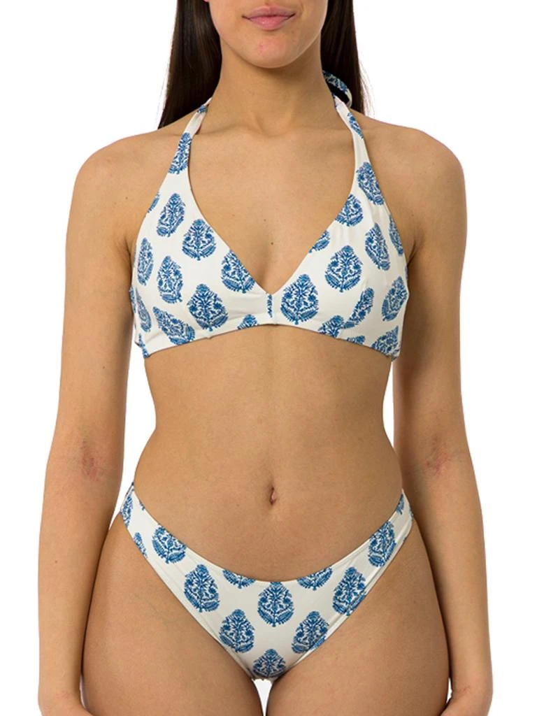Mc2 Saint Barth Mc2 Saint Barth Printed Gaia Triangle Bralette Top 1