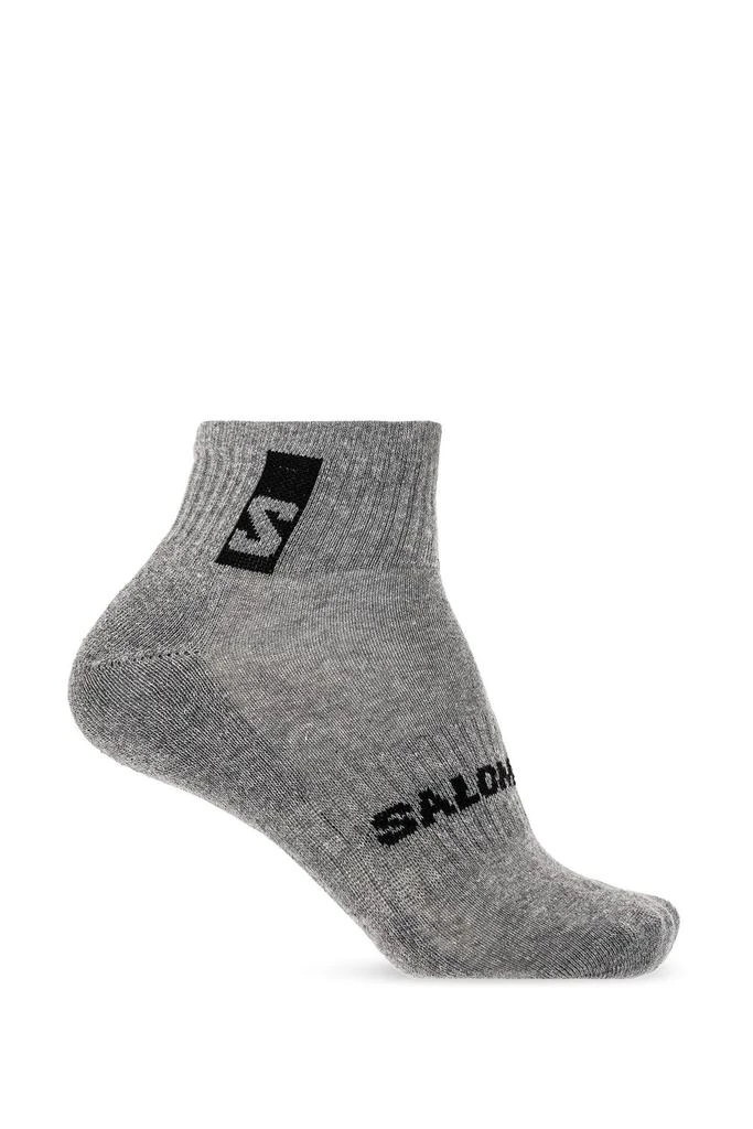 Salomon Salomon Logo Intarsia Three Pack Of Socks 4