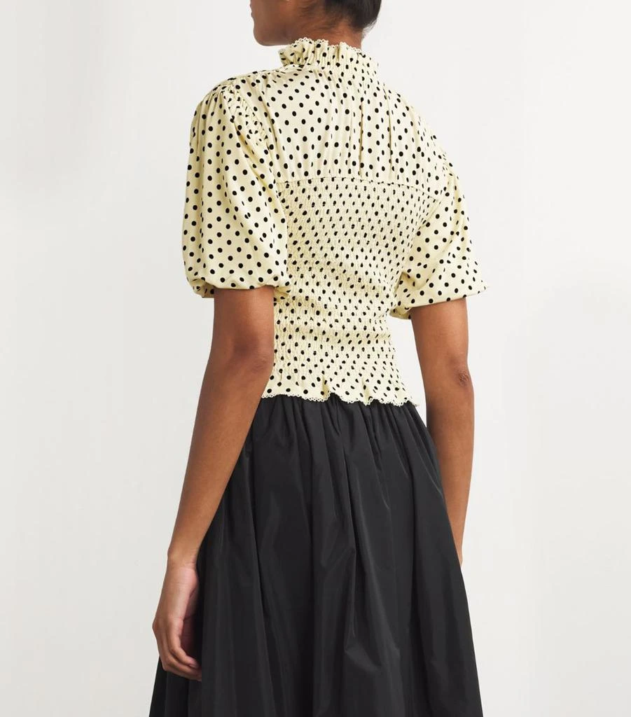 SANDRO Polka-Dot T-Shirt 4