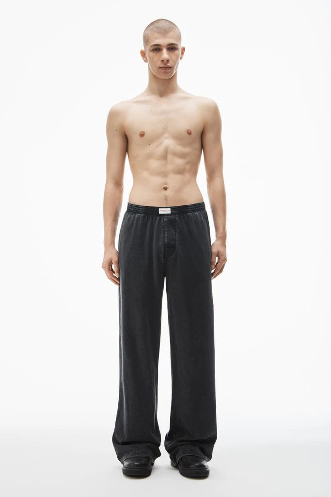 Alexander Wang wide-leg pant in cotton jersey 6