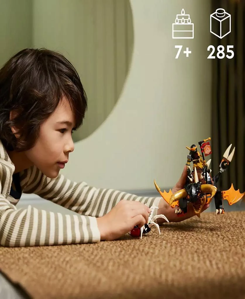 LEGO Ninjago Cole's Earth Dragon Evo 71782 Building Toy Set with Cole and Bone Scorpio Minifigures 5