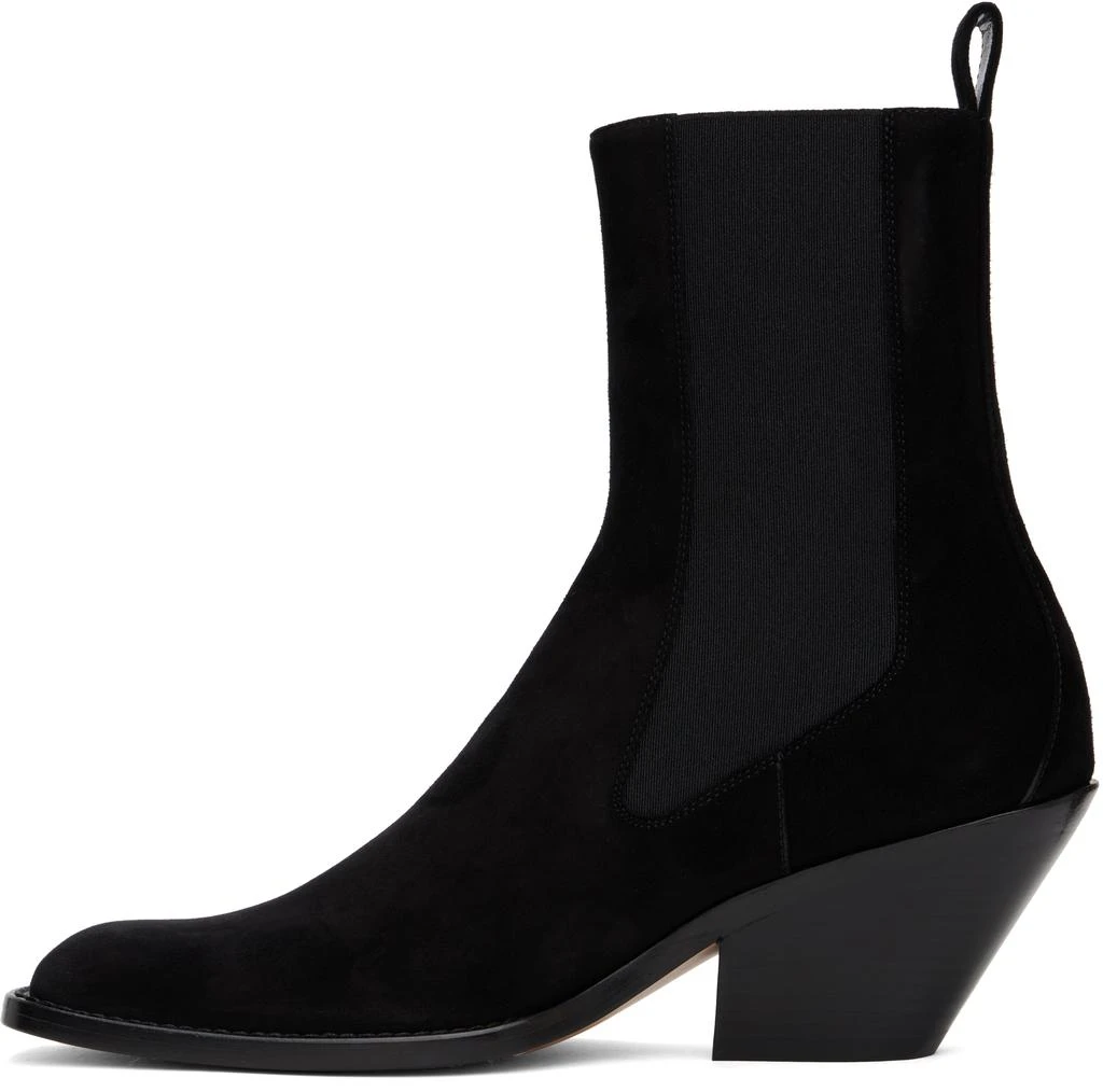 Khaite Black Austin Ankle Chelsea Boots 3