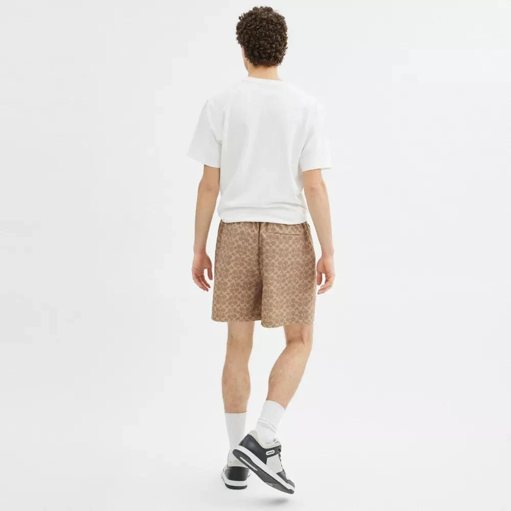 Coach Signature Swim Trunks In Recycled Polyester 3