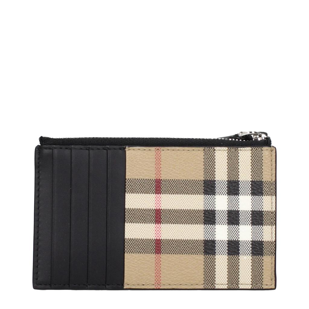 Burberry Burberry Beige Fabric Cardholder