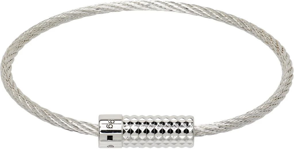 Le Gramme Pyramid Guilloche Cable 
le 9g
 Bracelet