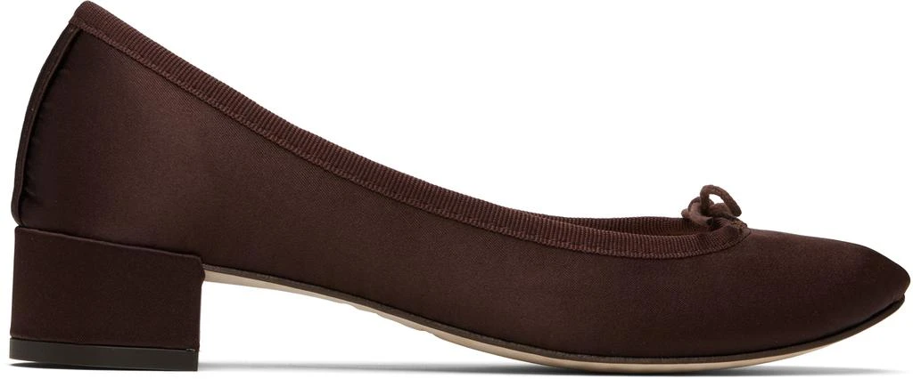 Repetto SSENSE Exclusive Brown Camille Heels