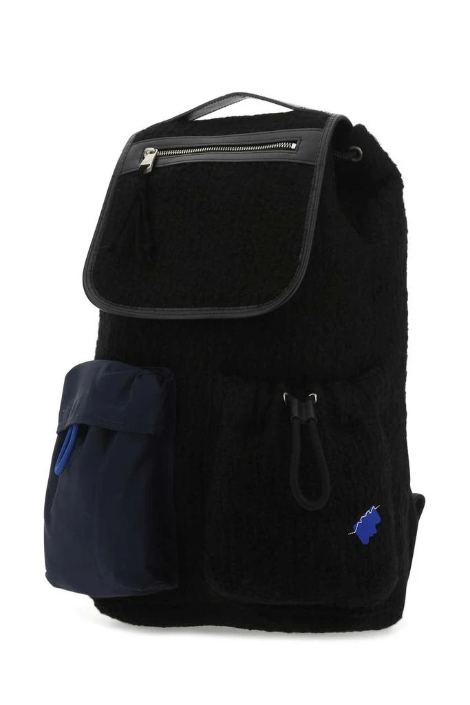 ADER error Ader Error Logo Patch Panelled Boucle Backpack 3