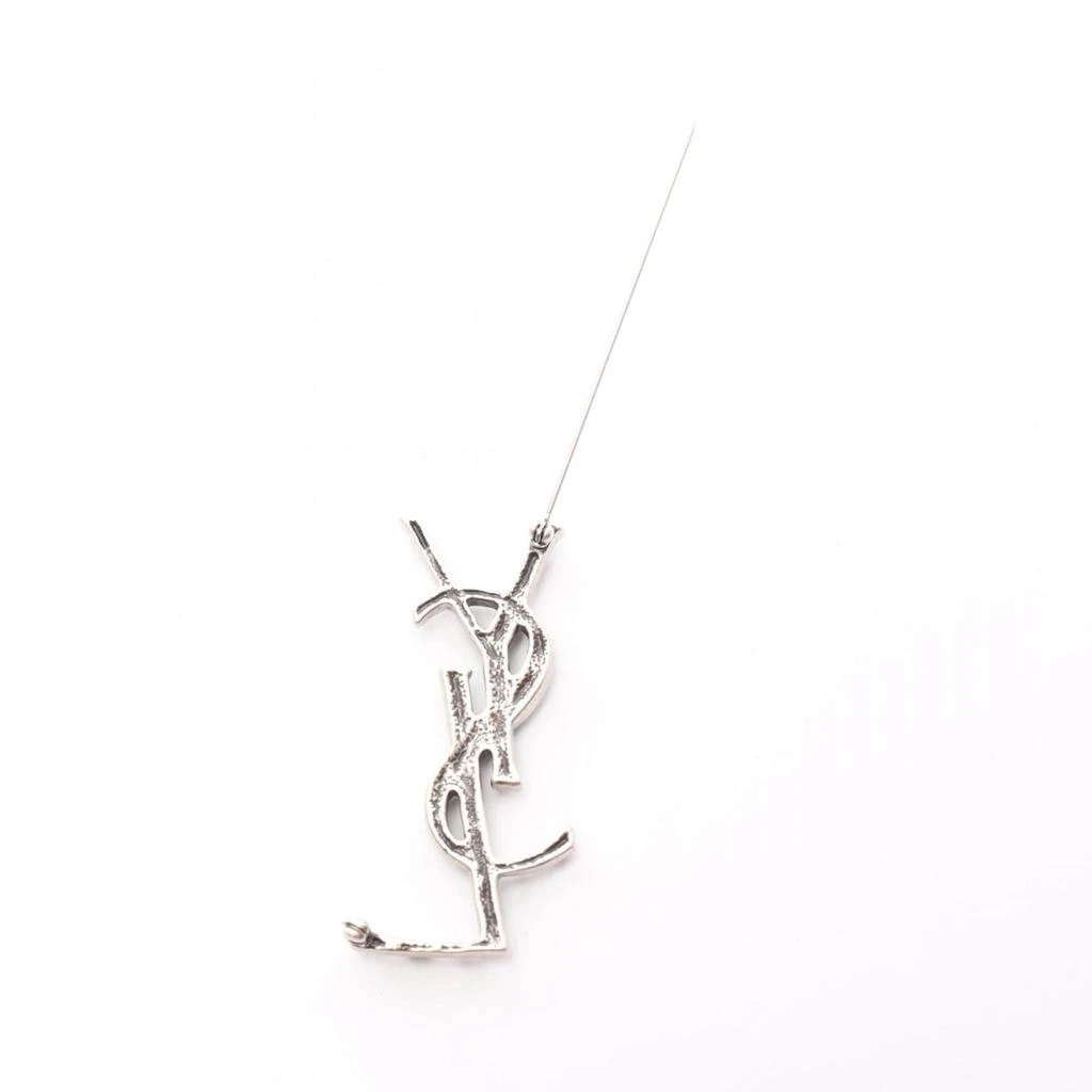 Yves Saint Laurent Stainless Steel Brooch (Pre-Owned) 2