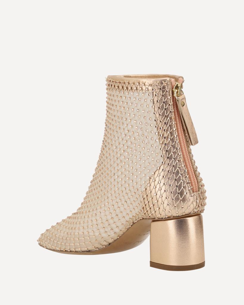 FORTE_FORTE Strass Mesh Ankle Boots