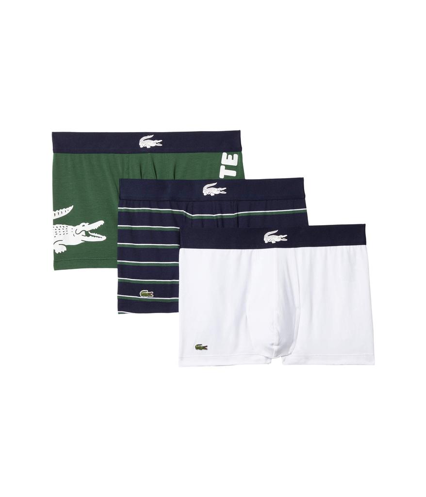 Lacoste Trunks 3-Pack Big Croc On Side