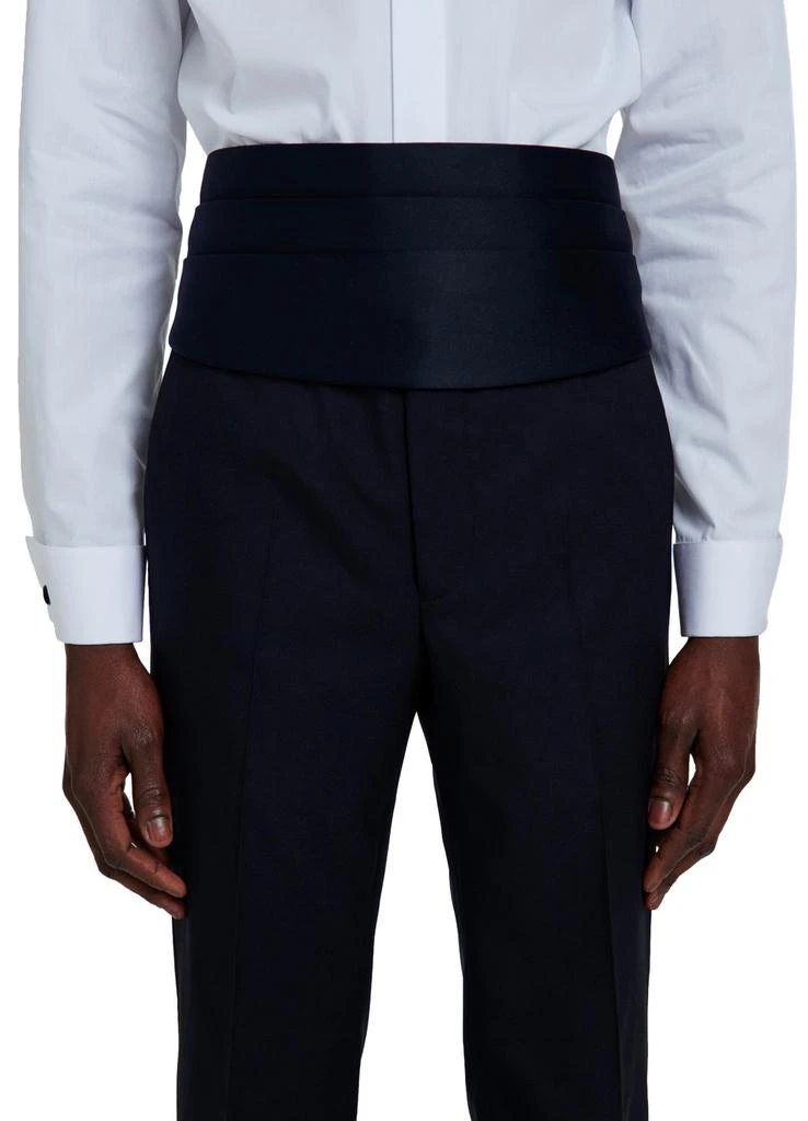 Fursac Satin pleated tuxedo belt 2