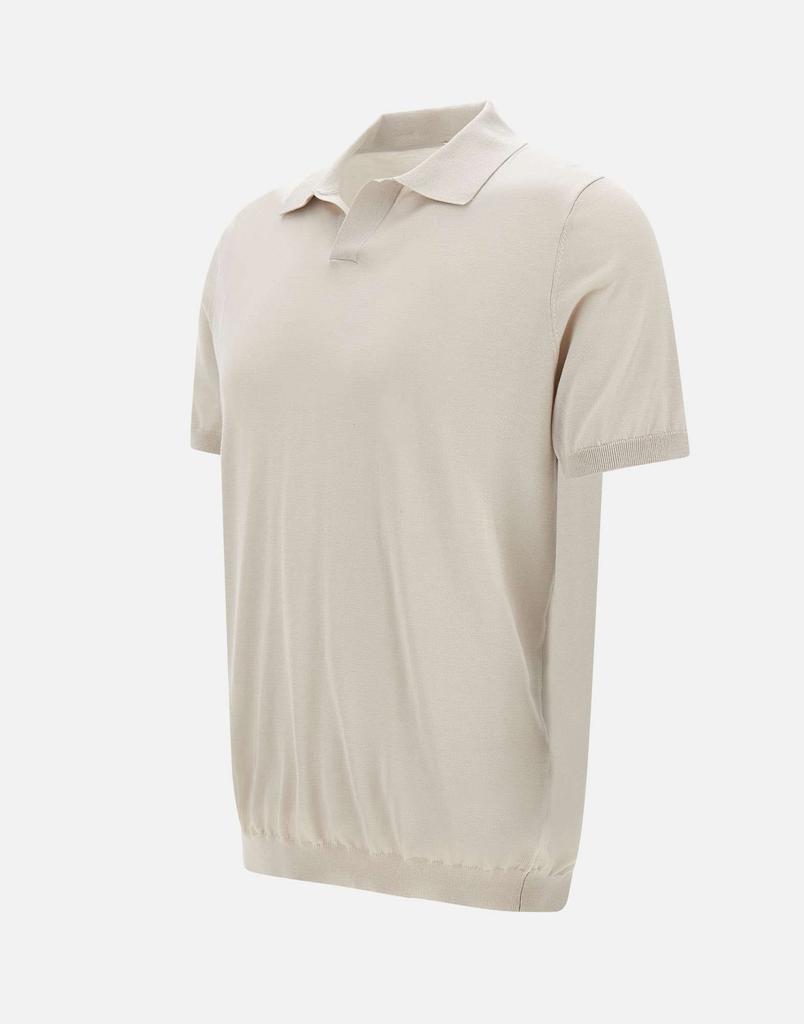 KANGRA Silk and cotton polo shirt