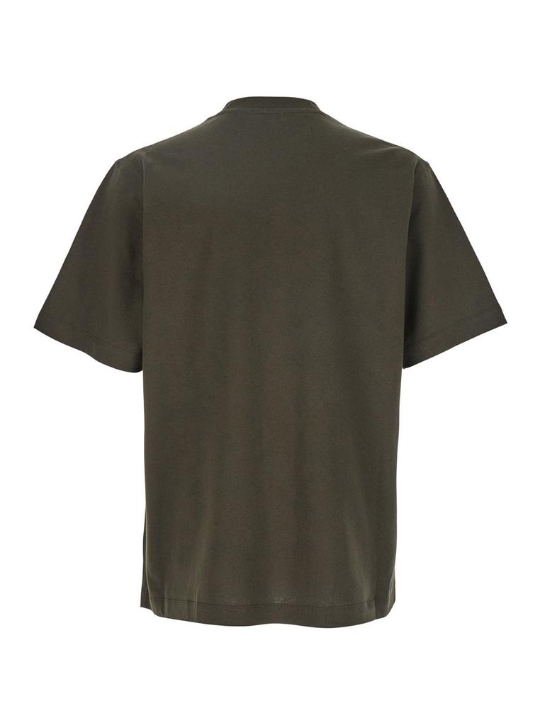 Burberry Burberry Equestrian Knight Printed Crewneck T-Shirt