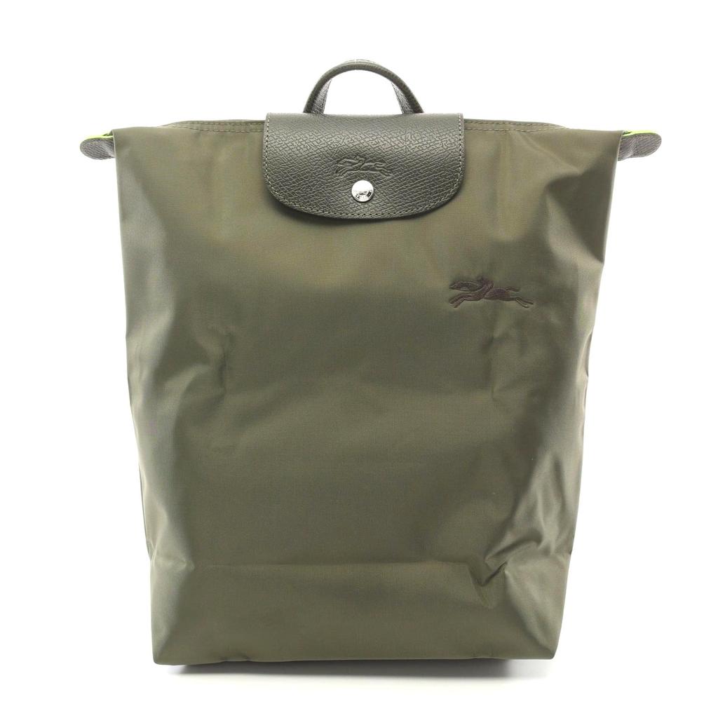 Longchamp Medium Le Pliage Green Backpack - Backpacks
