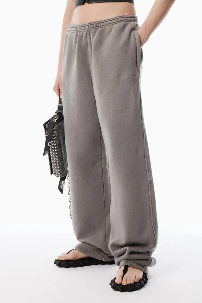 Alexander Wang Grey Wide-Leg Sweatpants 3