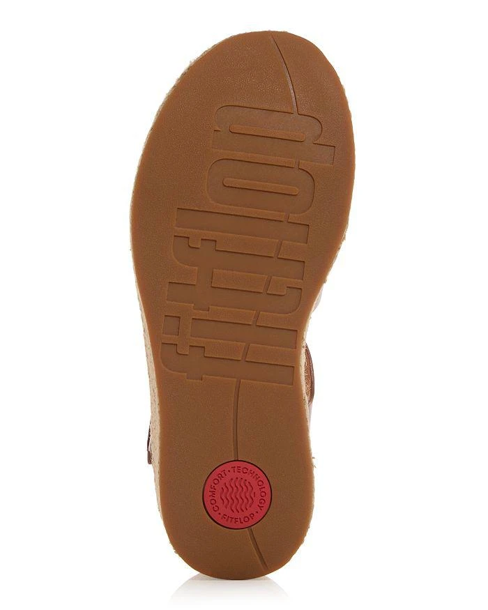 FitFlop Women's Fisherman Espadrille Wedge Sandals 5