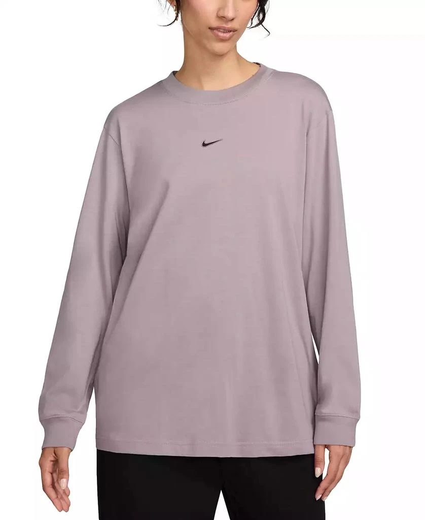 NIKE Women's Loose Long-Sleeve T-Shirt 1